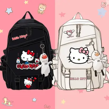 2023 HelloKitty Рюкзак Kawaii Sanrio Японский Студенческий Мультфильм Большой Емкости Школьный рюкзак Милая Дорожная сумка для Девочек