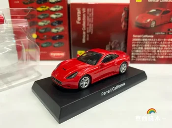 1/64 KYOSHO Ferrari California Коллекция литого под давлением сплава, собранная модель украшения автомобиля, игрушки