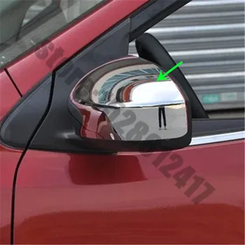 Для Nissan Tiida 2011-2015 ABS Хромированное Украшение Зеркала заднего вида Автомобиля/Отделка Крышки Зеркала заднего Вида Для Стайлинга Автомобилей