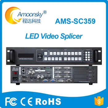 Оптовая продажа Мультиэкранный видеопроцессор SC359 6K Led Wall Controller Цена на видеостену со светодиодной подсветкой для внутреннего и наружного экрана