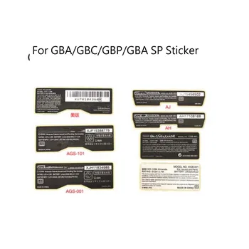 100 шт. Новые наклейки на заднюю панель для GameBoy/GBA SP Игровая консоль для GBA/GBA SP/GBP/GBC US JP AGS-101 AGS-001 Наклейка