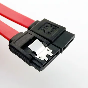 20x Последовательный кабель для передачи данных SATA ATA для ПК с жестким диском HDD 45 см SATA прямой под прямым углом/под углом вверх