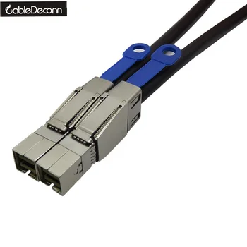 Внешний кабель Sans Digital mini-SAS 4x от HD до mini SAS HD (от SFF-8644 до SFF-8644) длиной 1-3 м